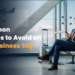5 Common Mistakes to Avoid on Your Business Trip | TESS360